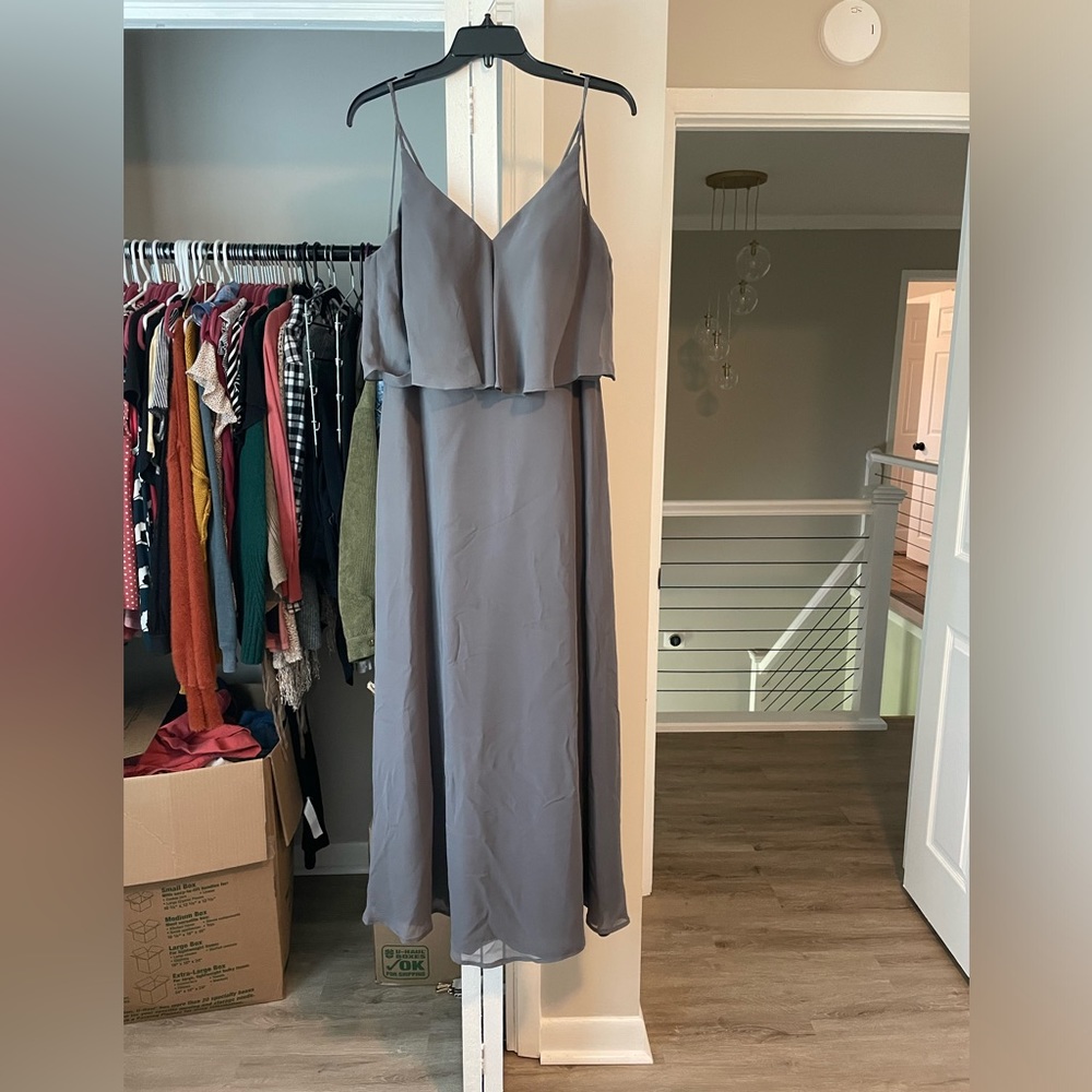 Azazie Grey Bridesmaids Dress